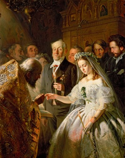 The Unequal Marriage by Vasili Vladimirovits Pukirev